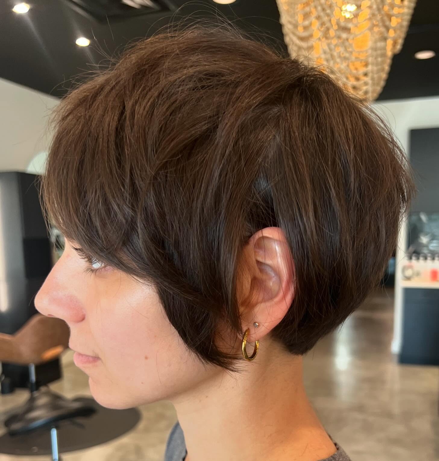 Choppy Bixie for Thick Hair