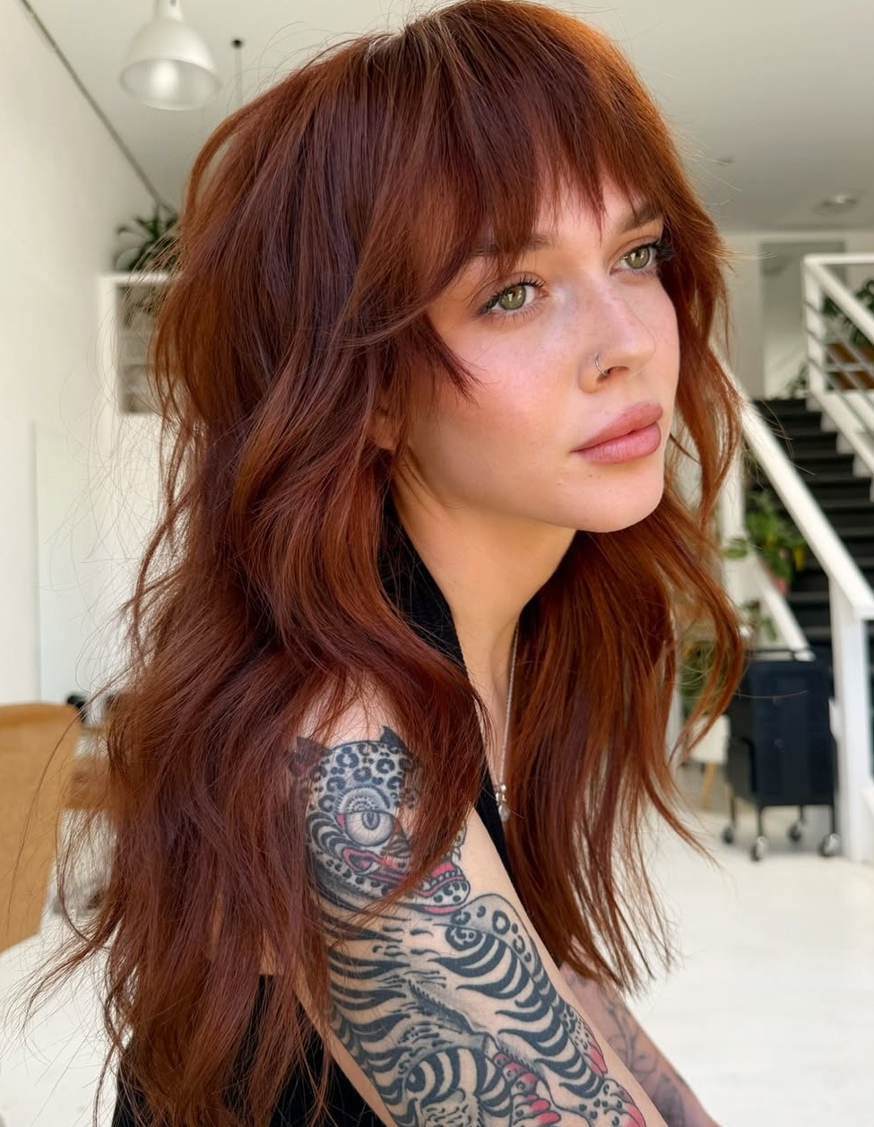 Relaxed Shag Haircut