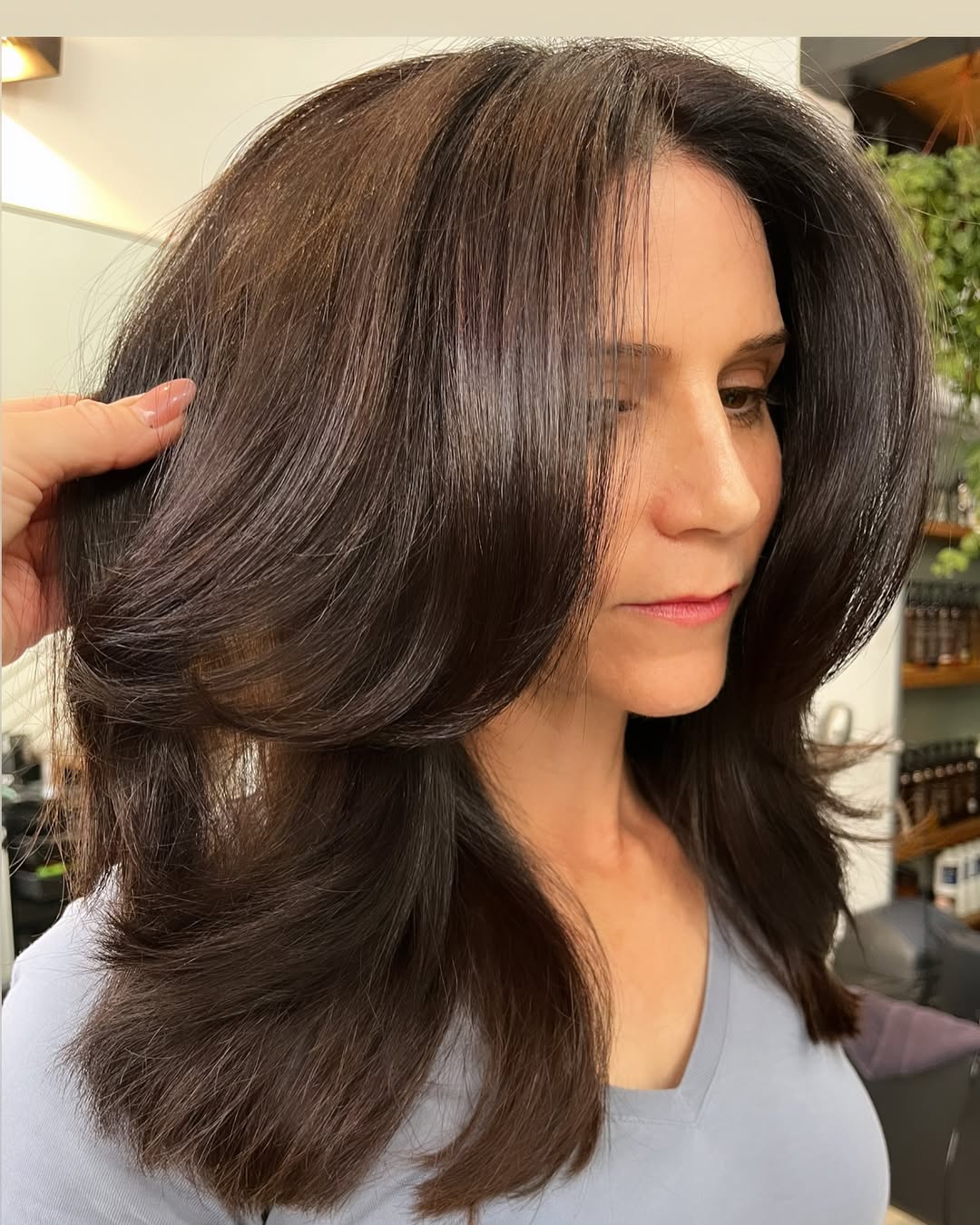 Long Hair to Look Younger