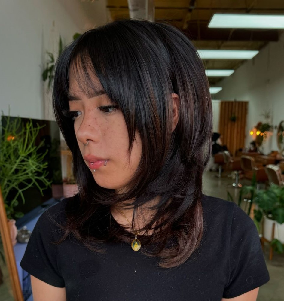 Wolf Cut with Rounded Layers