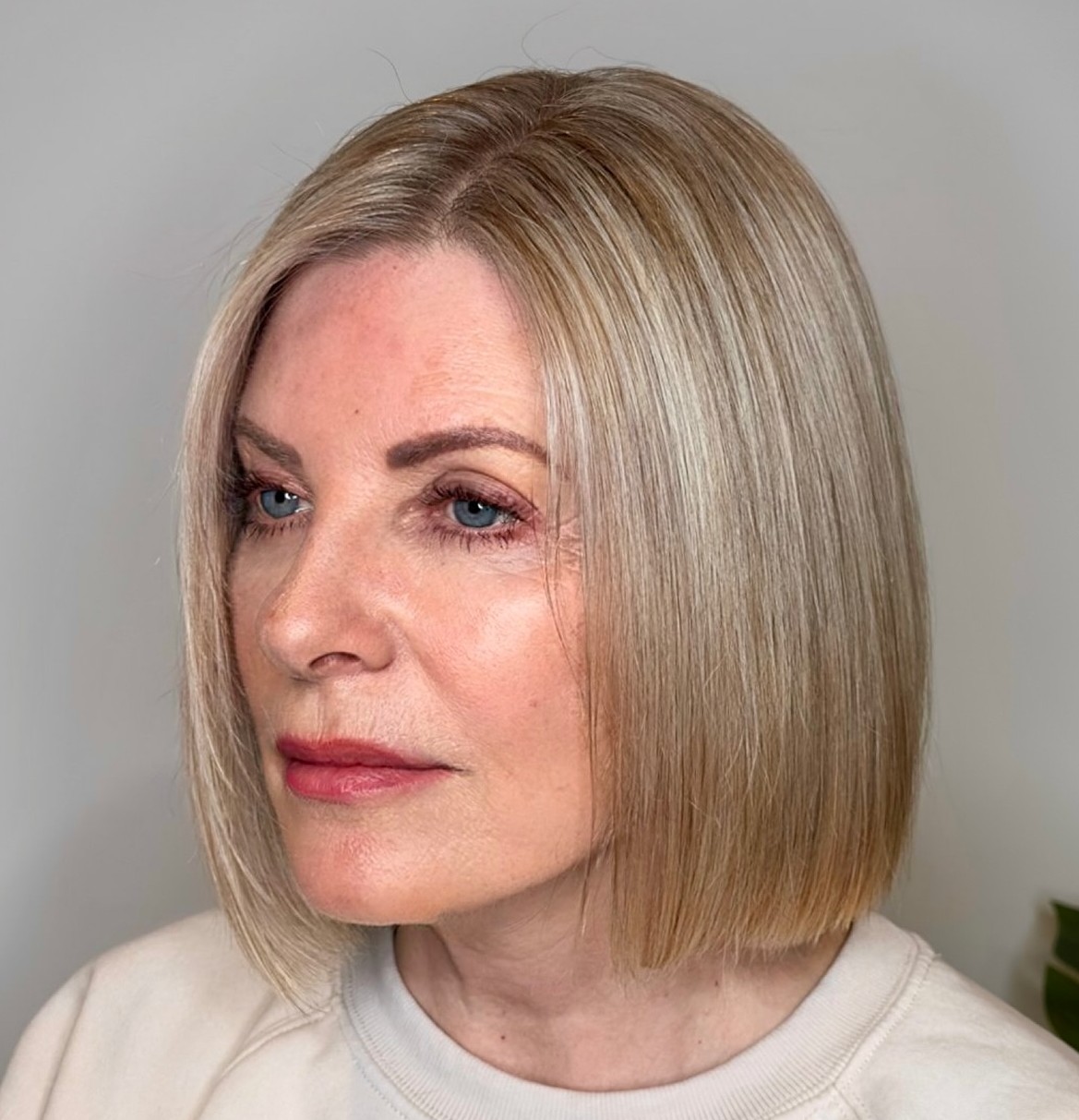 Modern Blunt Bob Over 40