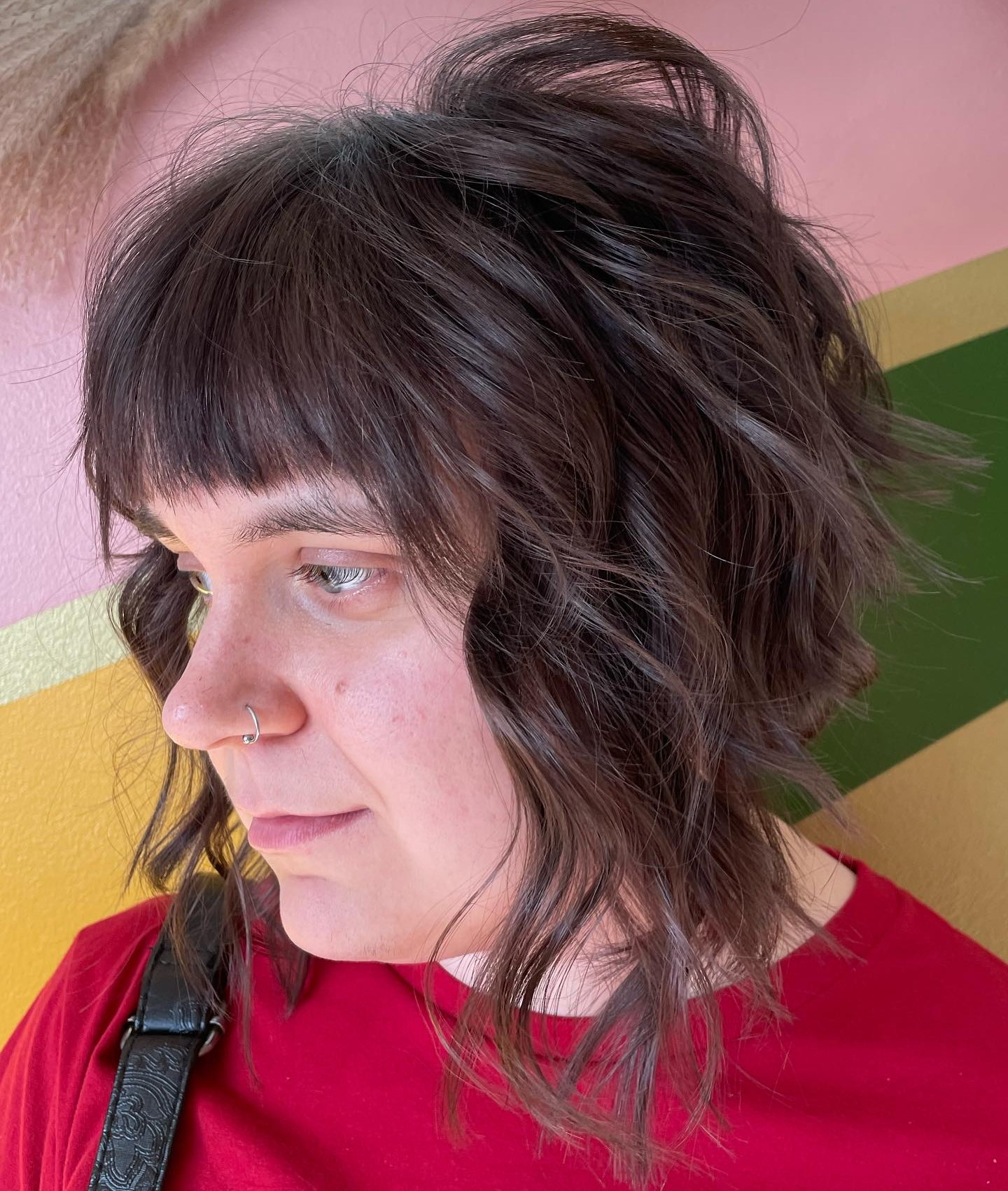 Spiky Messy Bob Hairstyle