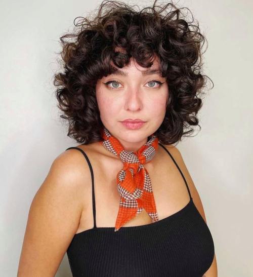 Above-the-Shoulders Natural Curly Hair