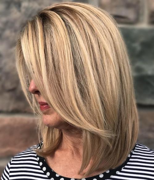 Long Blonde Bob Hairstyle
