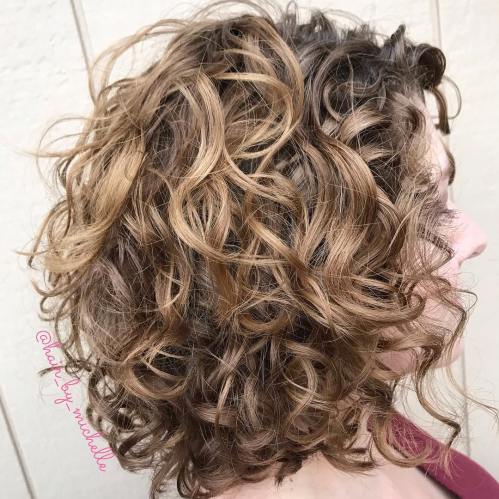 Voluminous Tousled Lob Hairstyle
