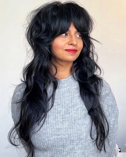 Layers for Days Wolf Cut Extra Long Shaggy Wolf Haircut