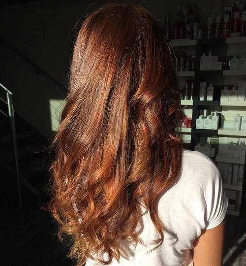 Long Wavy Chestnut Brown Hair