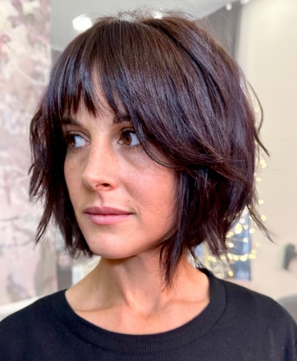 Low-Maintenance Choppy Bob