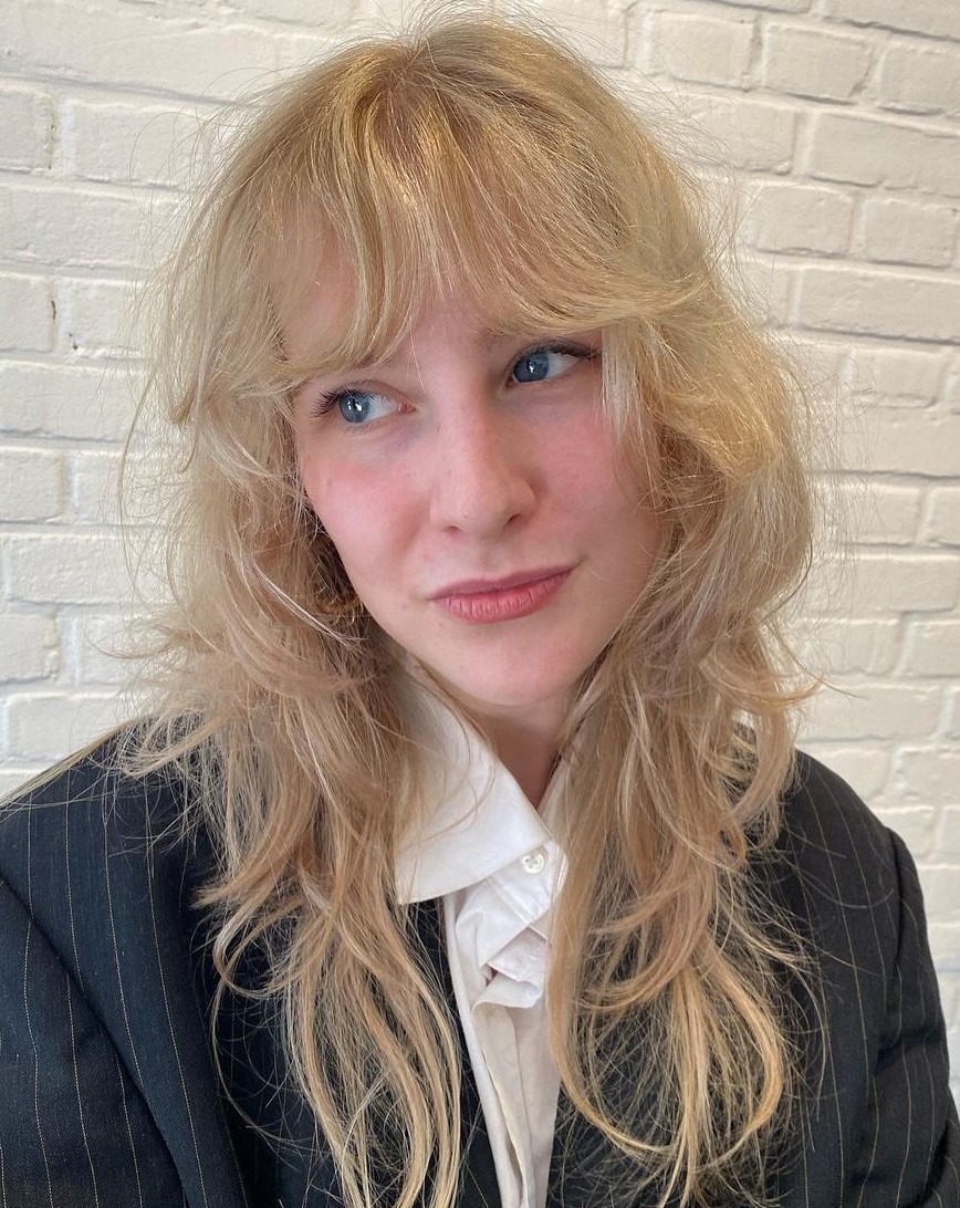 Thin Bangs for Finer Hair