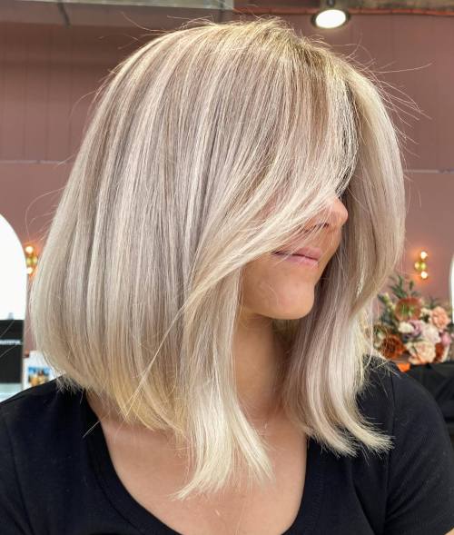 Thick Hair Lob with Long Front Pieces