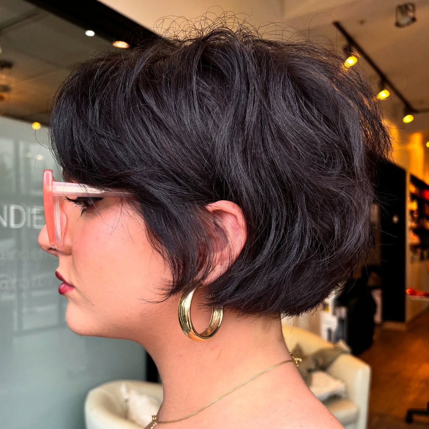 Funky Short Chopped Bob