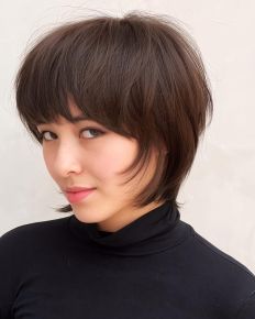 30 Short Layered Haircuts with Bangs to Switch Up Your Look