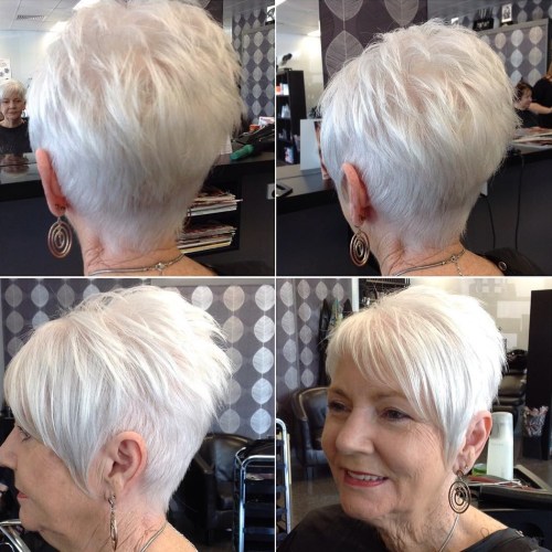 Silver Pixie For Older Women