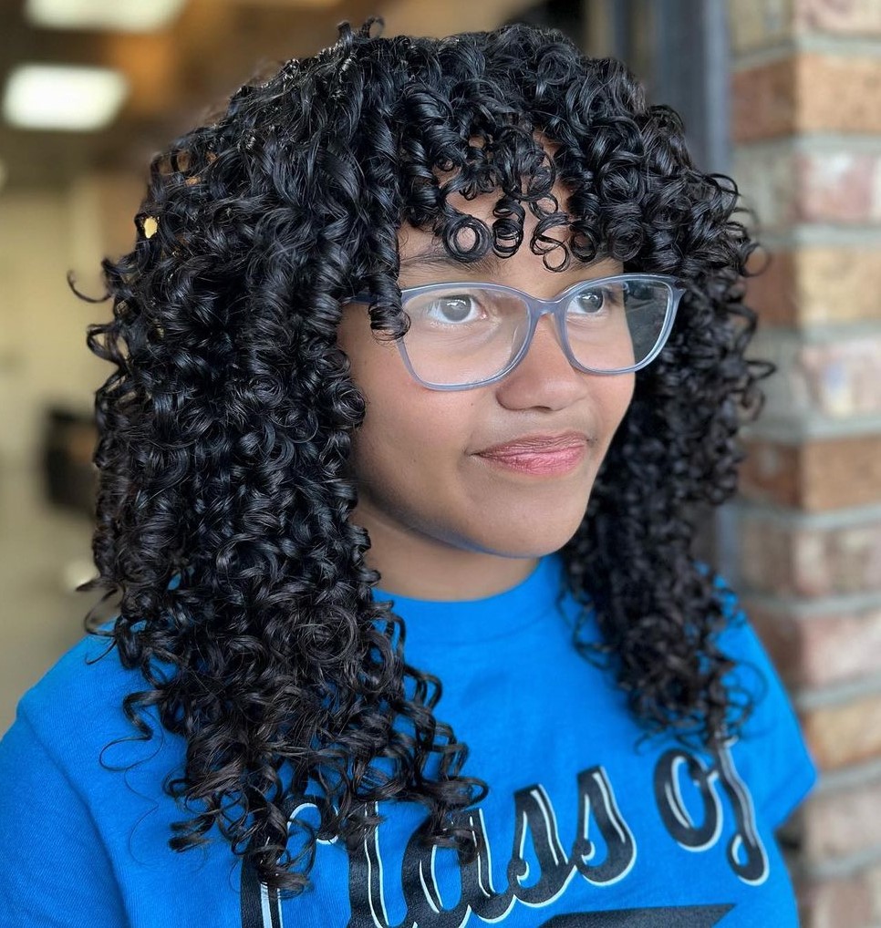 Wolf Haircut on Natural Hair