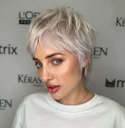 Trendy Choppy Mullet Shag