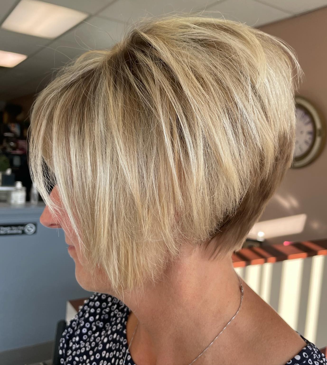 Stacked Bob for Thick Hair