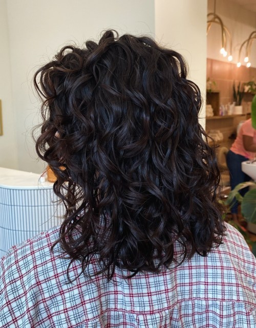 Straight Across Cut for Curly Wavy Hair