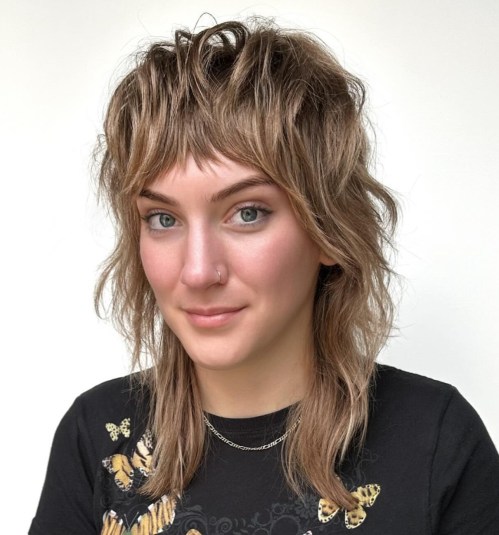 Classic Messy Wolf Haircut