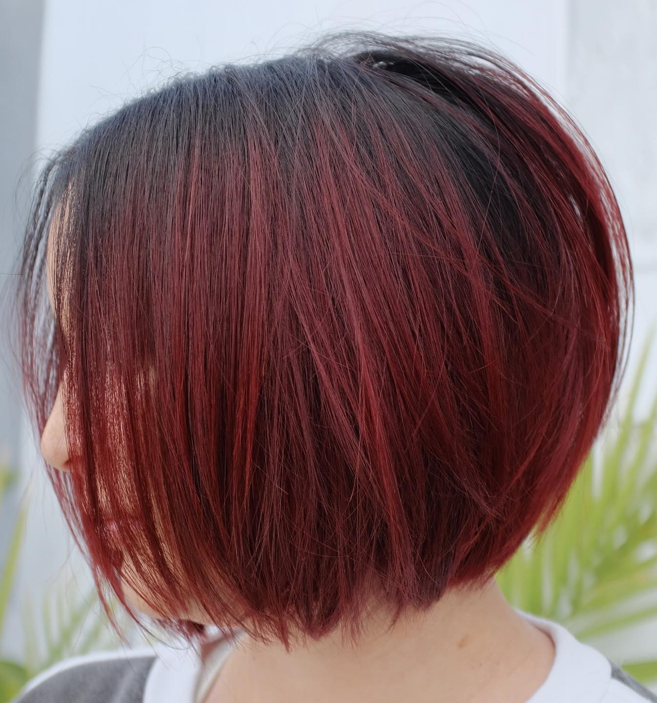 Straight Hair Choppy Bob