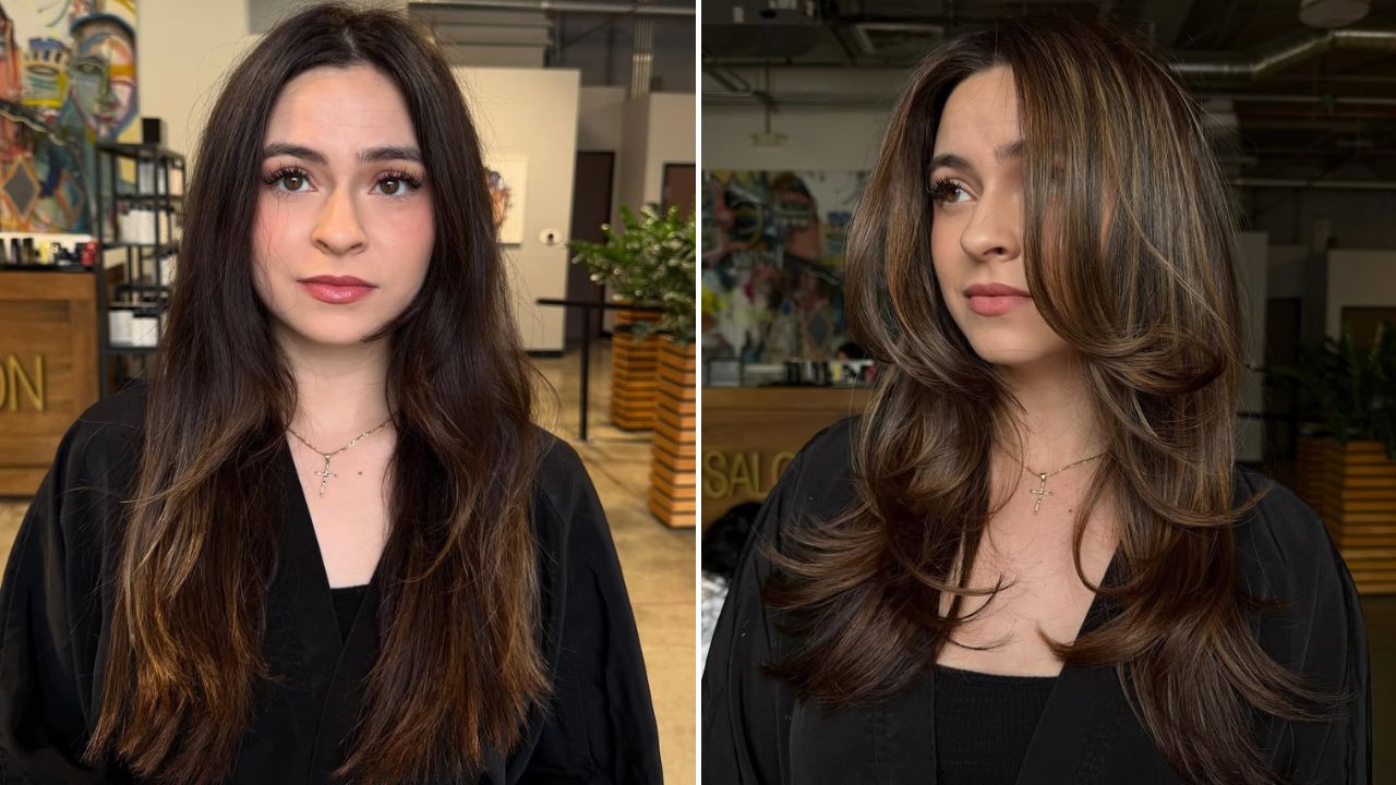 Butterfly Hairstyle with Balayage