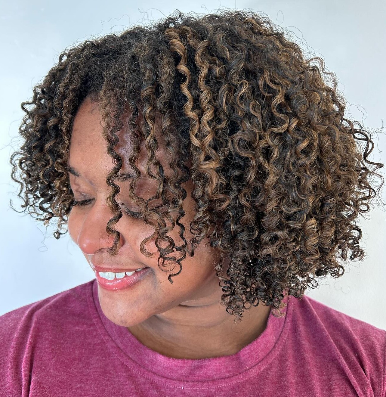Pintura Highlighting for Curly Hair Type