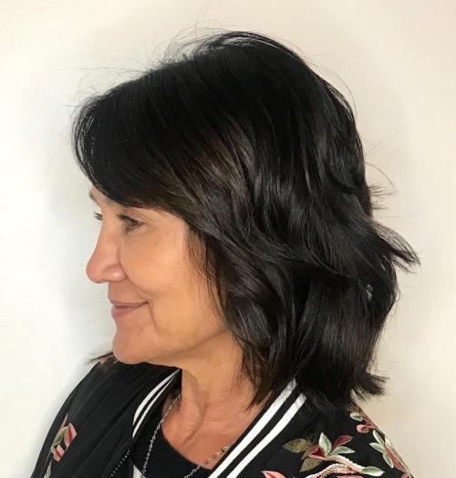 Mid Length Layered Bob