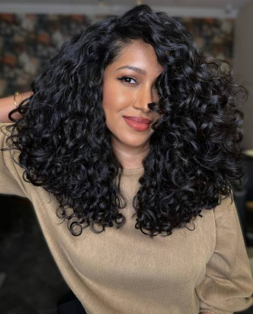 Jumbo Lob for Natural Curly Hair