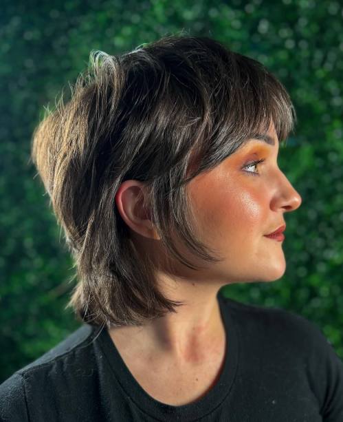 Shullet with Bangs and Side Pieces