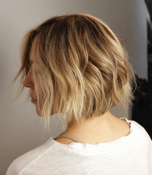 Shattered Bob Shag for Fine Hair