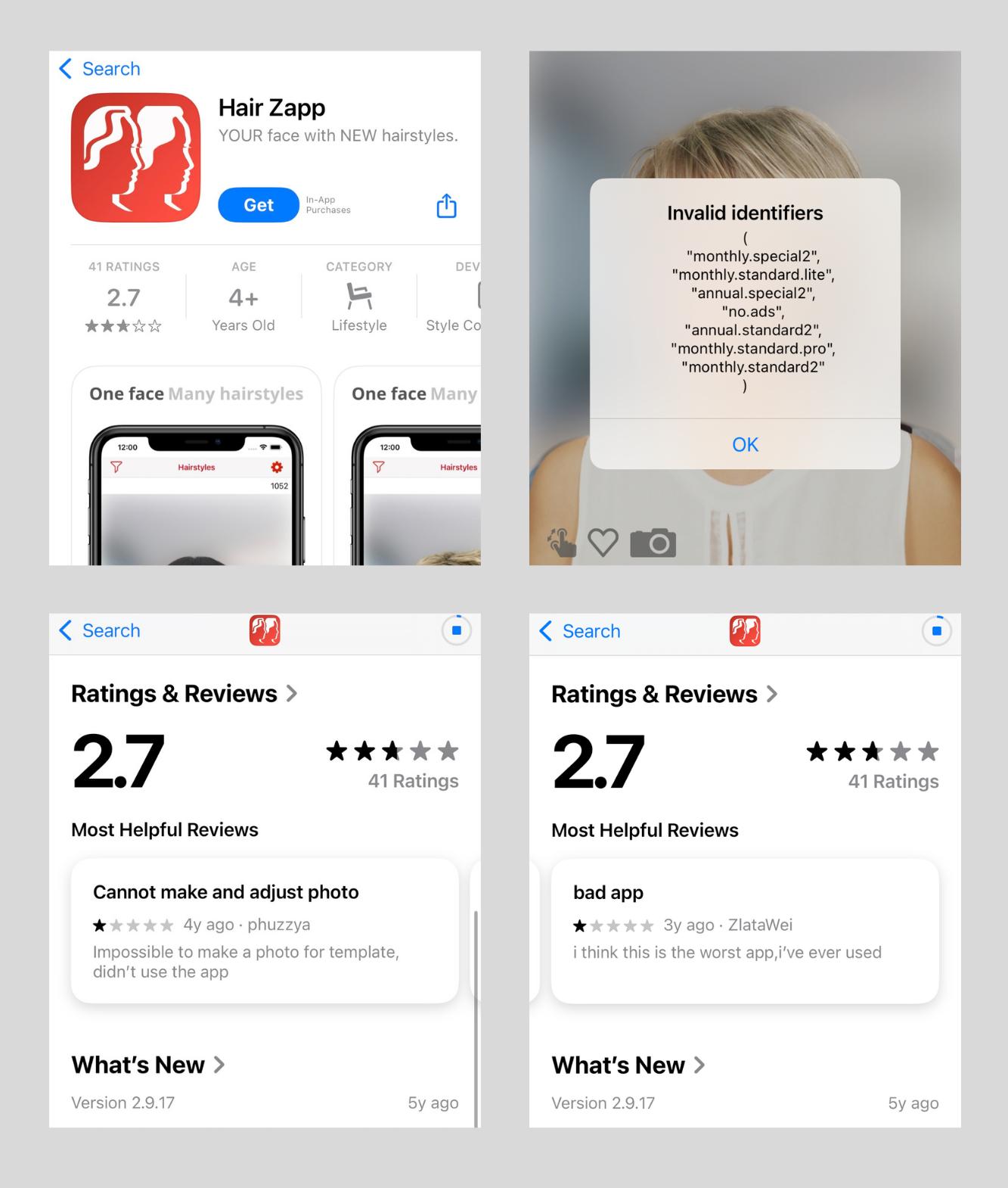 Not Recommended Hair Zapp App Doesn’t Work and Has Low Ratings and Lots of Bad Reviews