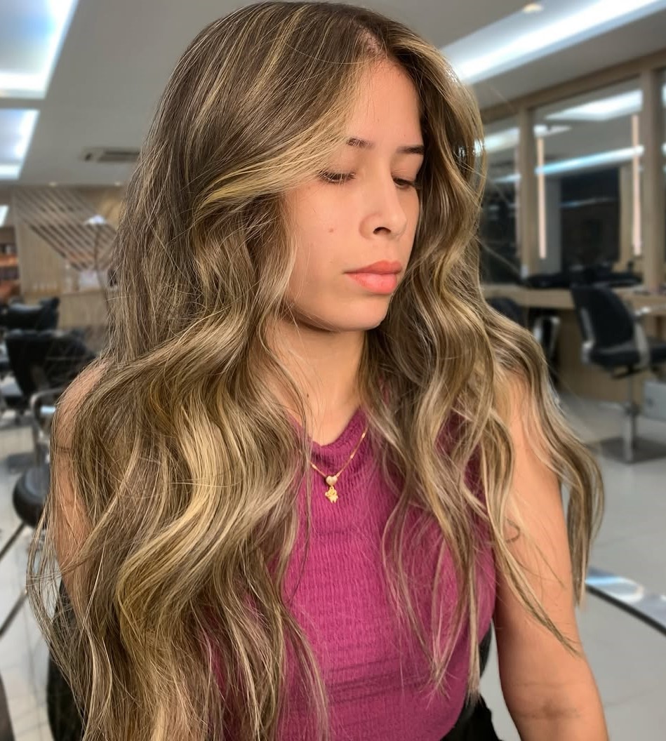Highlighted Brown Blonde Hair