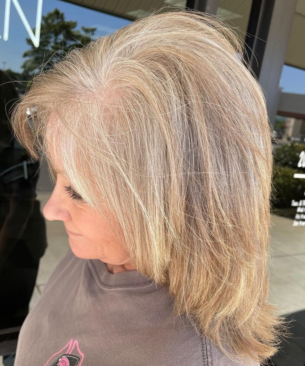 Voluminous Layered Cut for Over 50