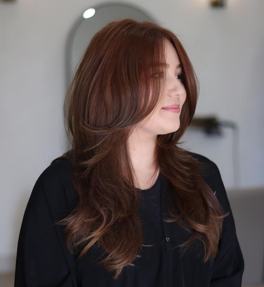 Face Framing Butterfly Haircut