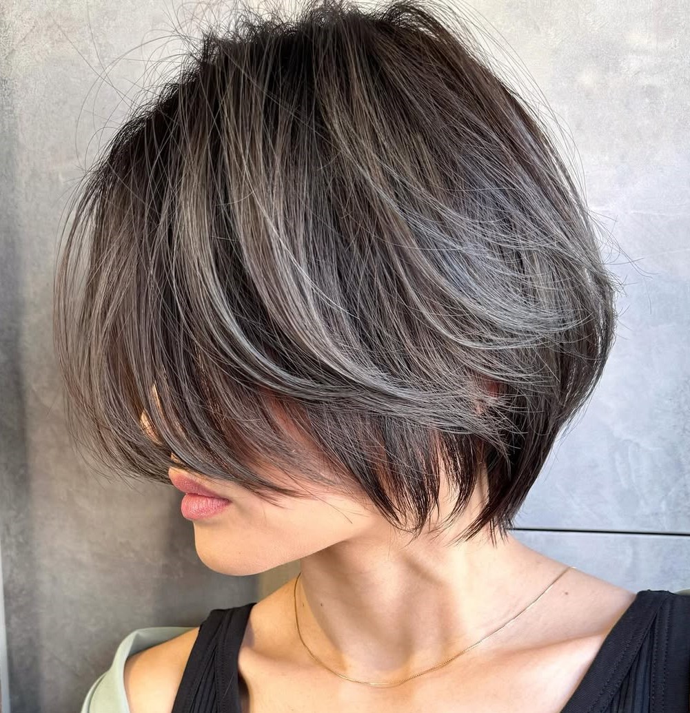 Short Layered Haircut for Ladies