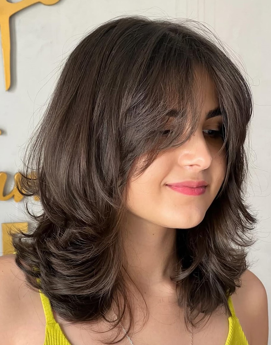 Mid-Length Choppy Haircut