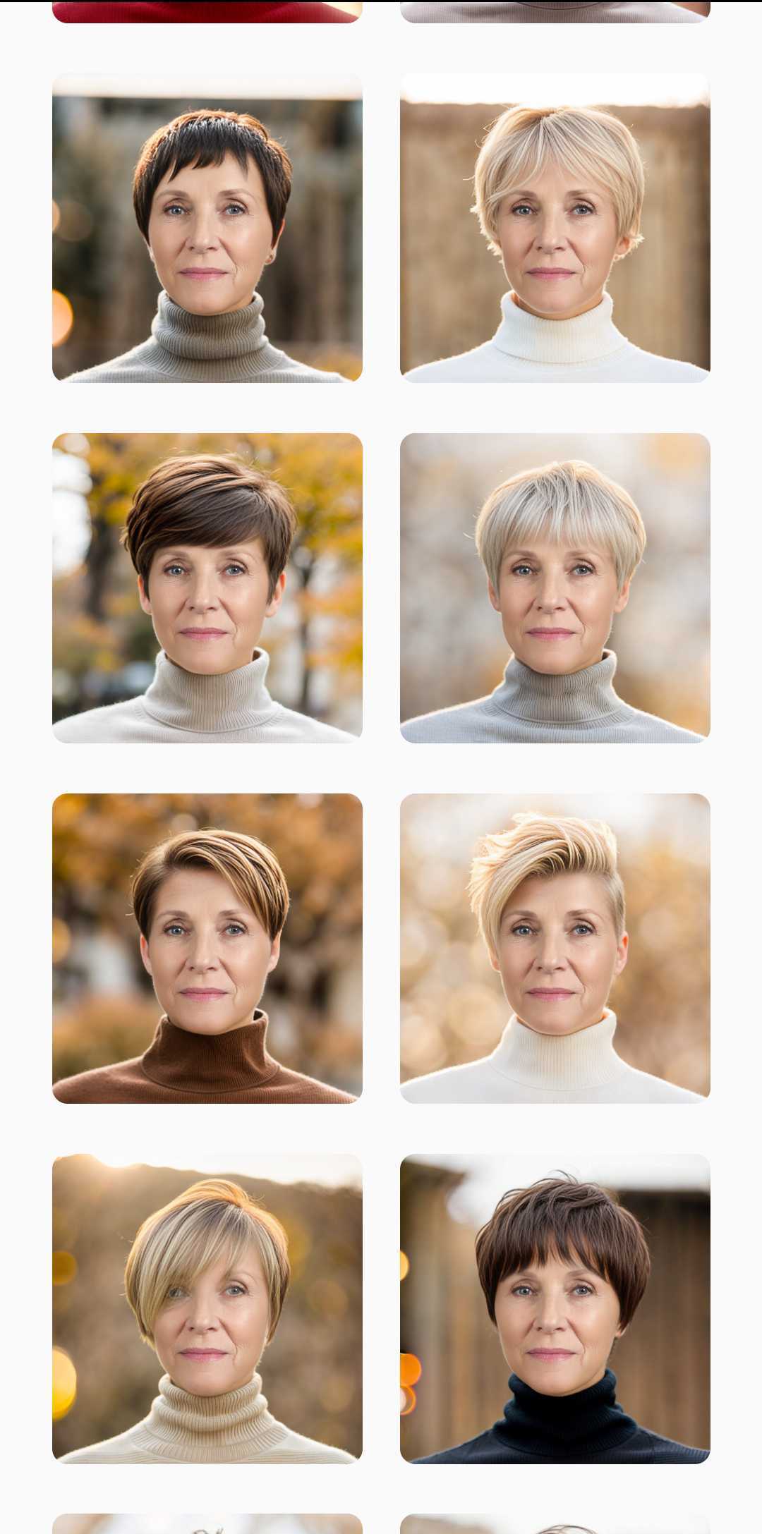 Virtual Pixie Cut Makeover