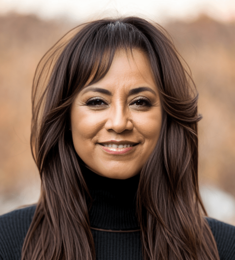 Long Hair with Curtain Bangs Generator Feedback